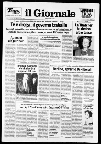 Il giornale : quotidiano del mattino